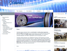 Tablet Screenshot of columbussuperconductors.com